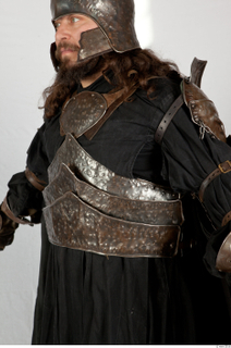  Photos Medieval Knigh in cloth armor 2 Medieval clothing Medieval knight black cloak chest armor plate armor upper body 0002.jpg